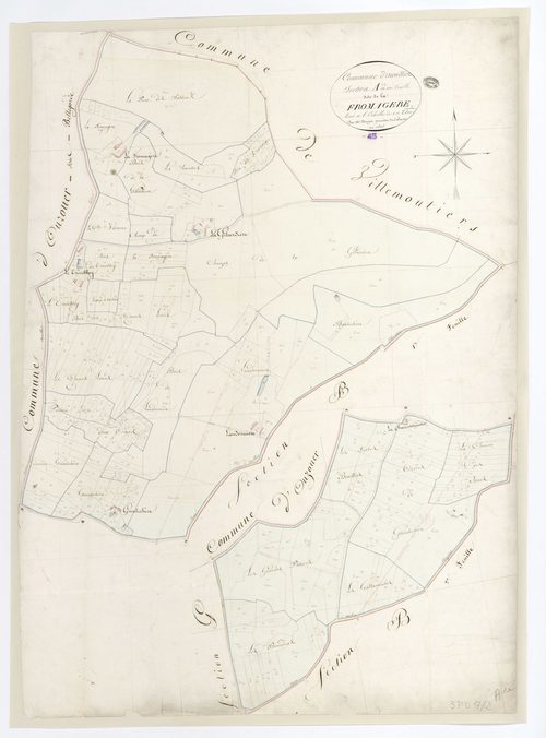 Auvilliers-en-Gâtinais - Sections