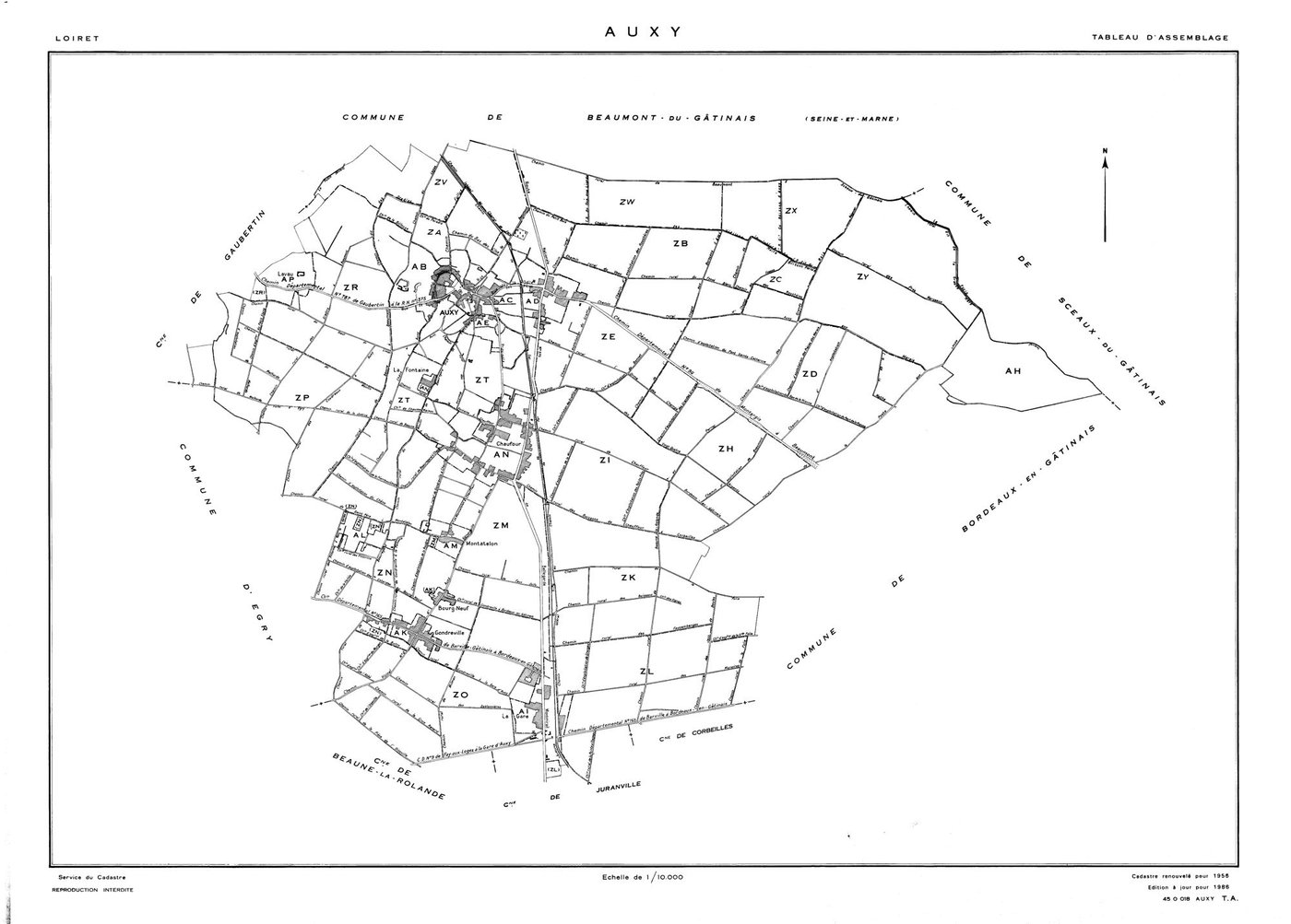Auxy - Tableau d'assemblage