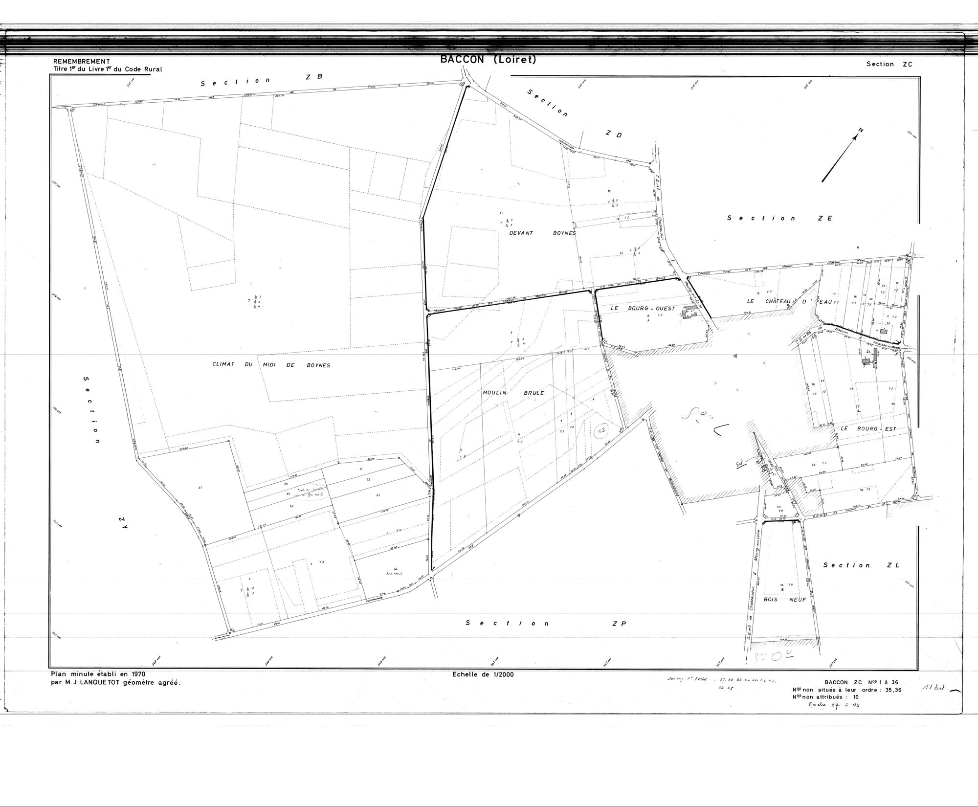 Baccon - Sections