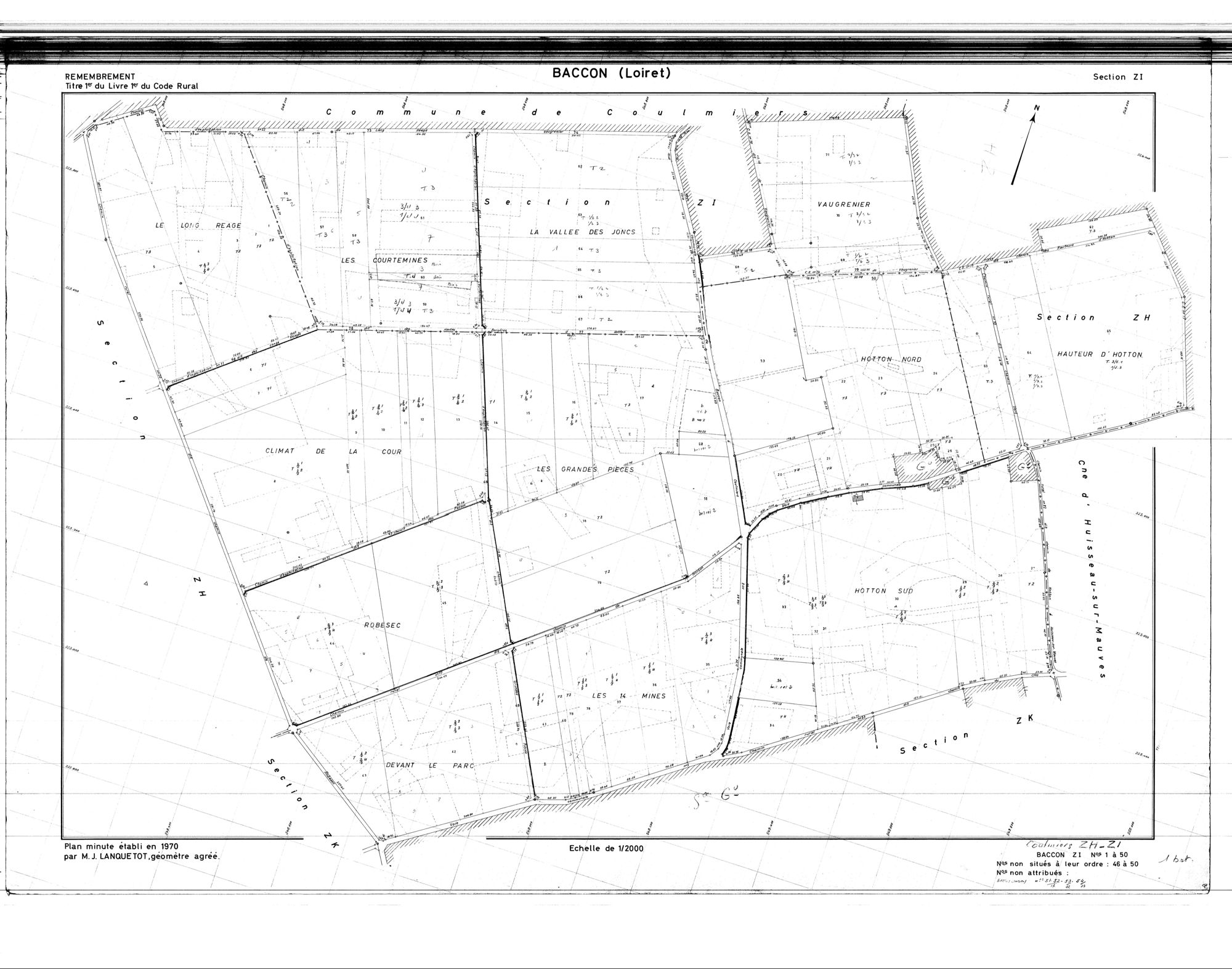 Baccon - Sections