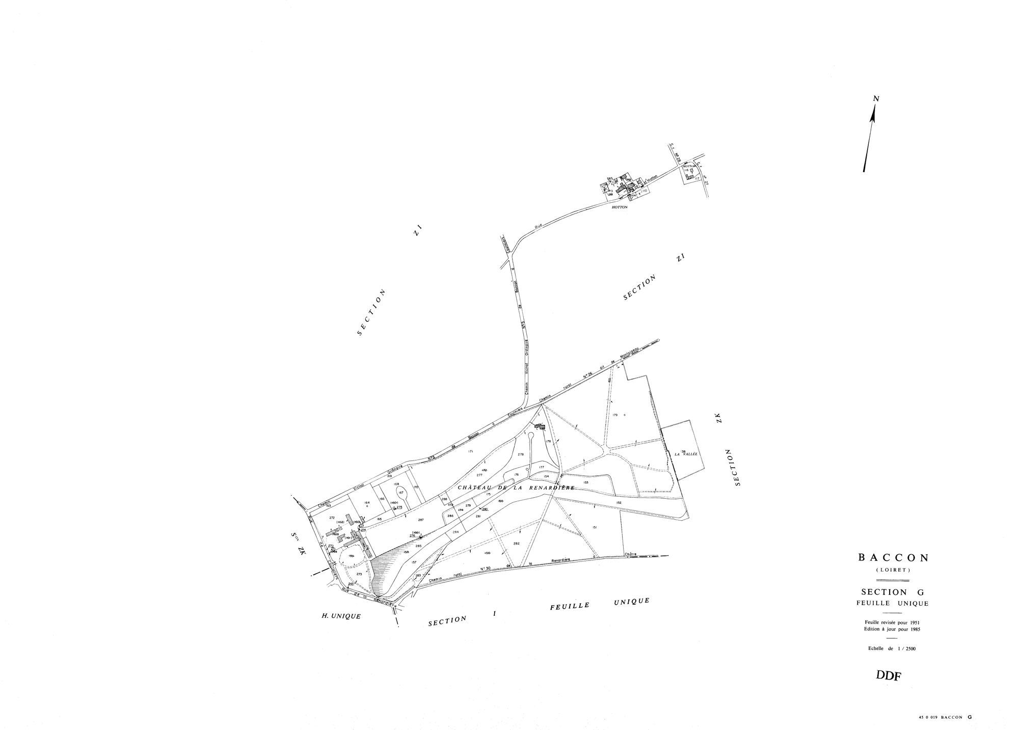 Baccon - Sections