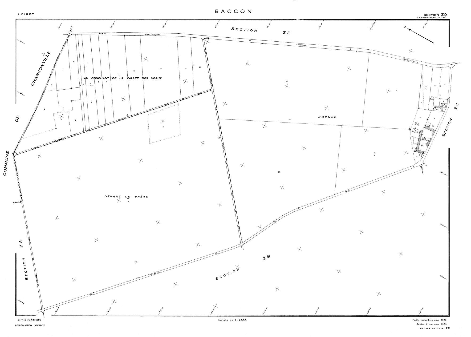 Baccon - Sections