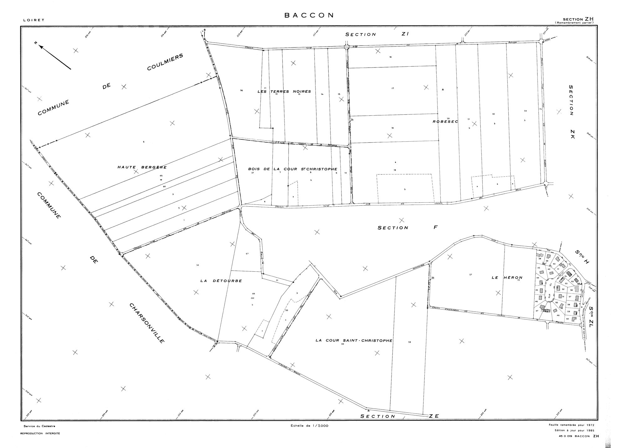 Baccon - Sections