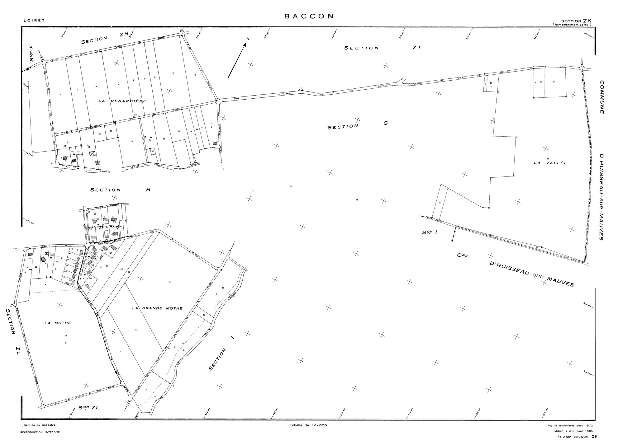Baccon - Sections