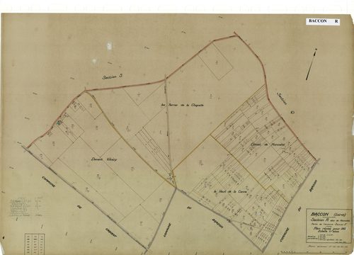 Baccon - Sections