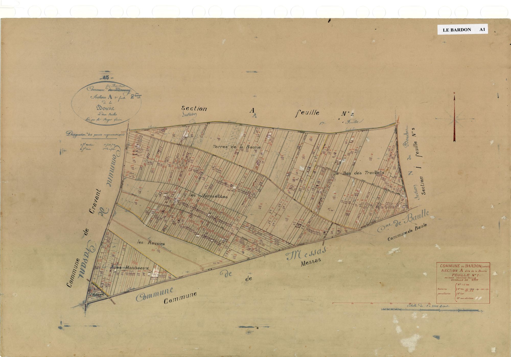 Le Bardon - Sections