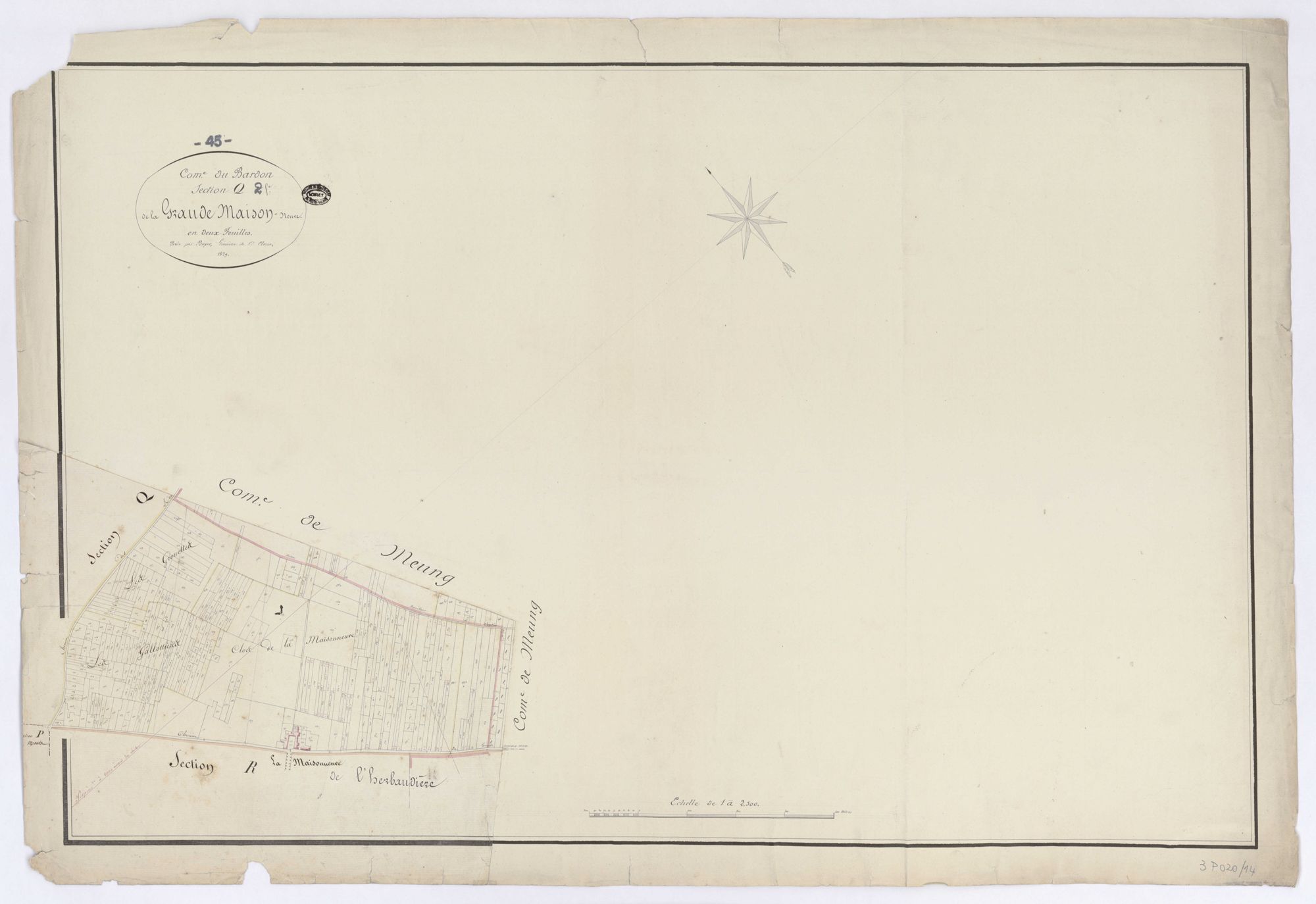 Le Bardon - Sections