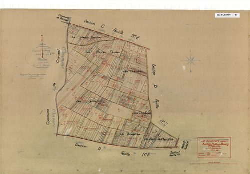 Le Bardon - Sections