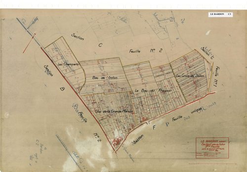 Le Bardon - Sections