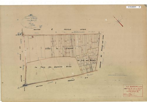 Le Bardon - Sections