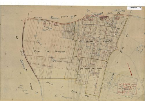 Le Bardon - Sections