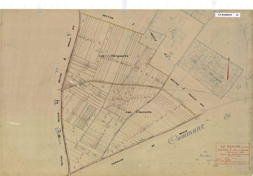 Le Bardon - Sections