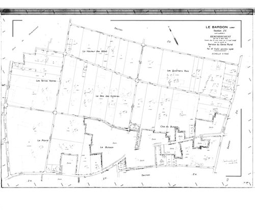 Le Bardon - Sections