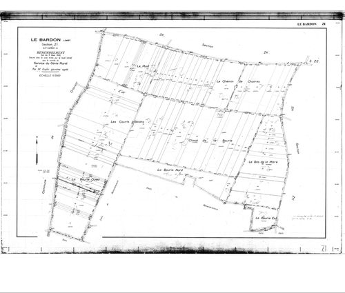 Le Bardon - Sections