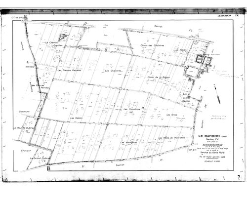 Le Bardon - Sections