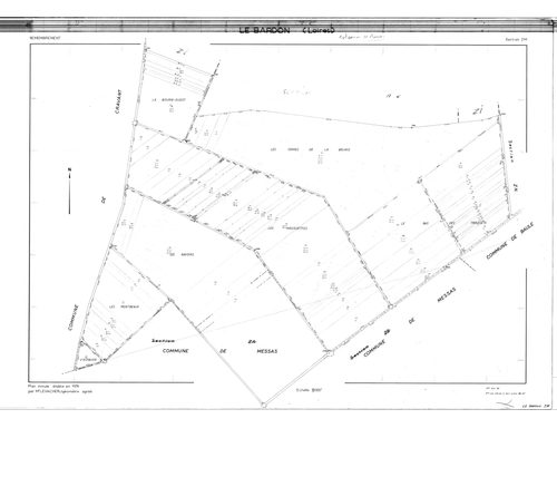 Le Bardon - Sections
