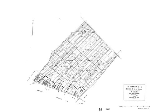 Le Bardon - Sections