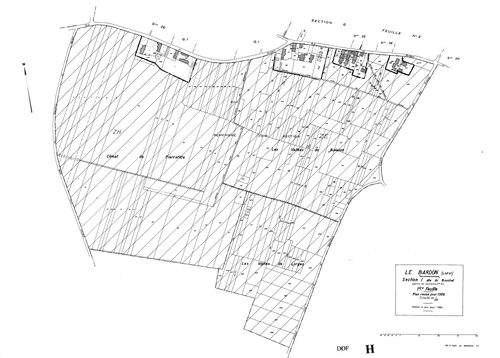 Le Bardon - Sections