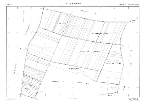 Le Bardon - Sections