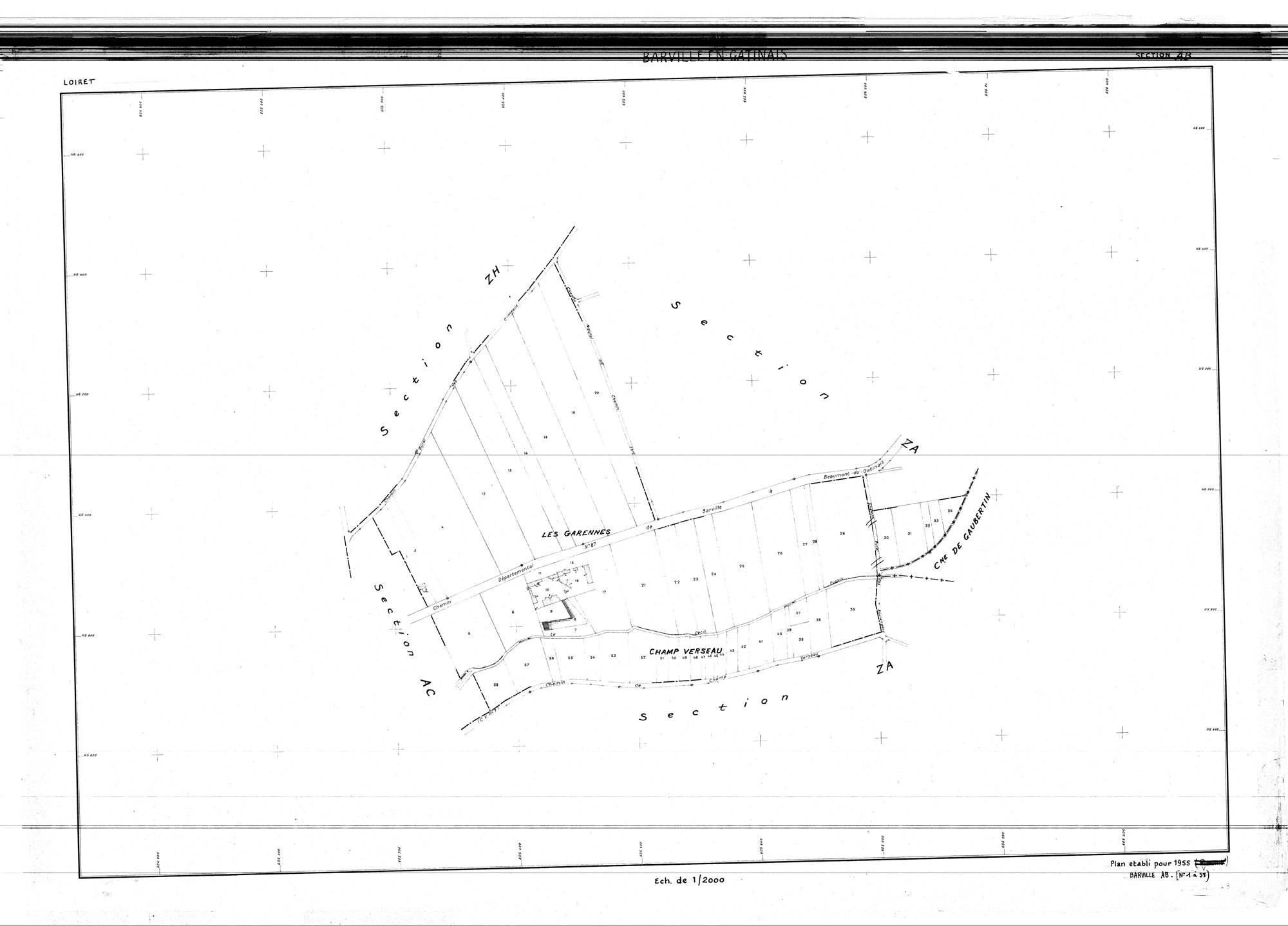 Barville-en-Gâtinais - Sections