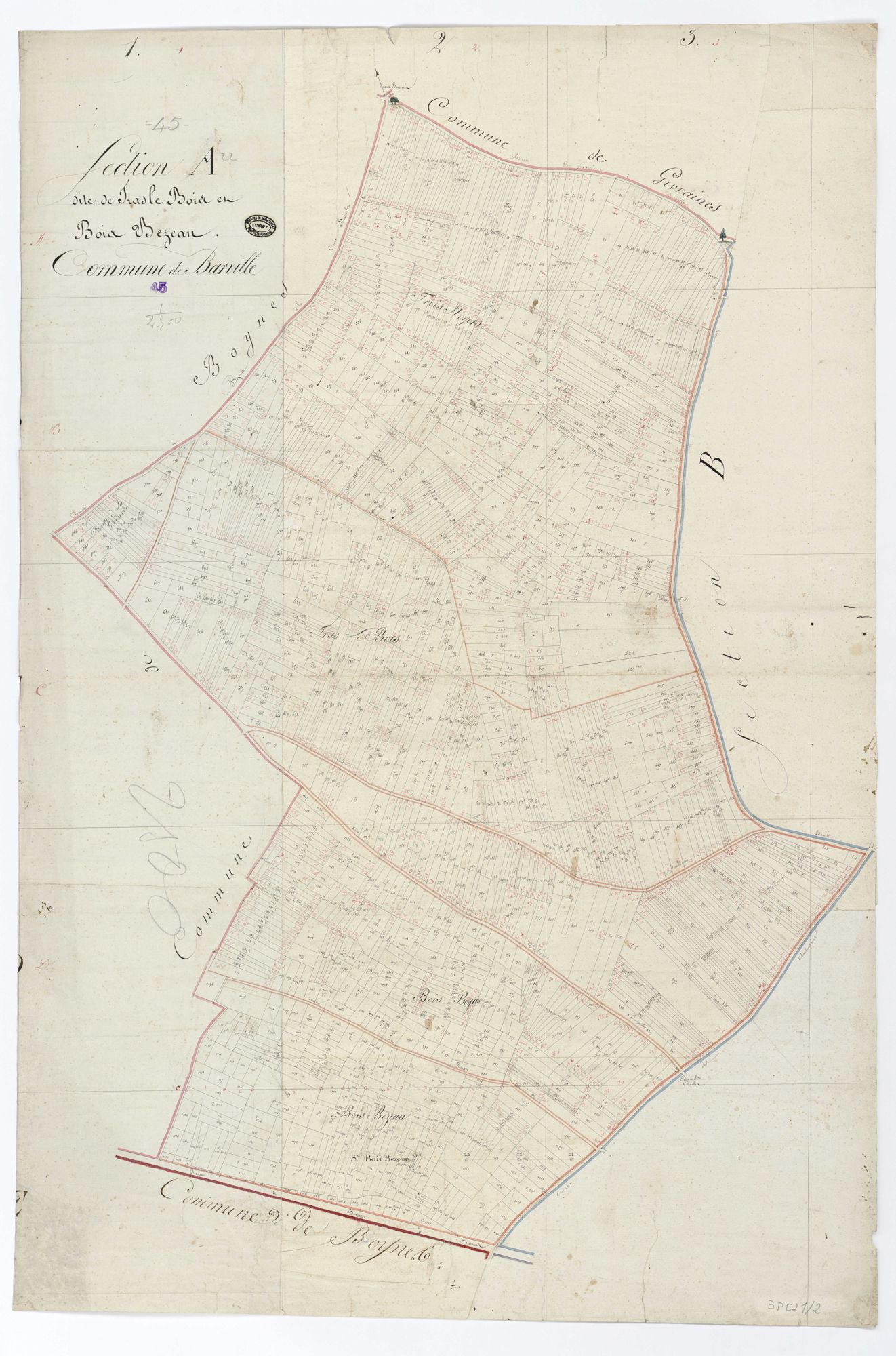 Barville-en-Gâtinais - Sections