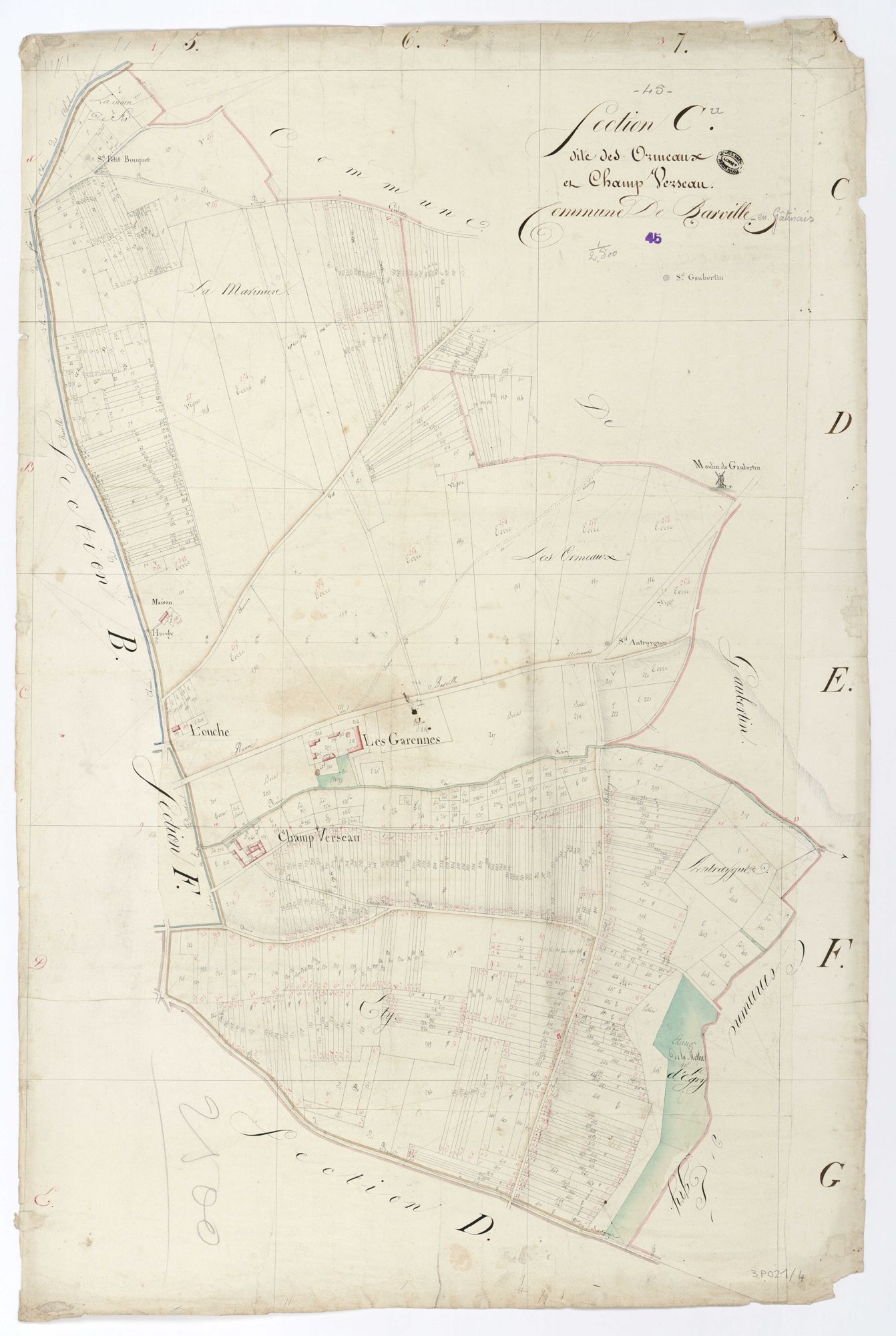 Barville-en-Gâtinais - Sections