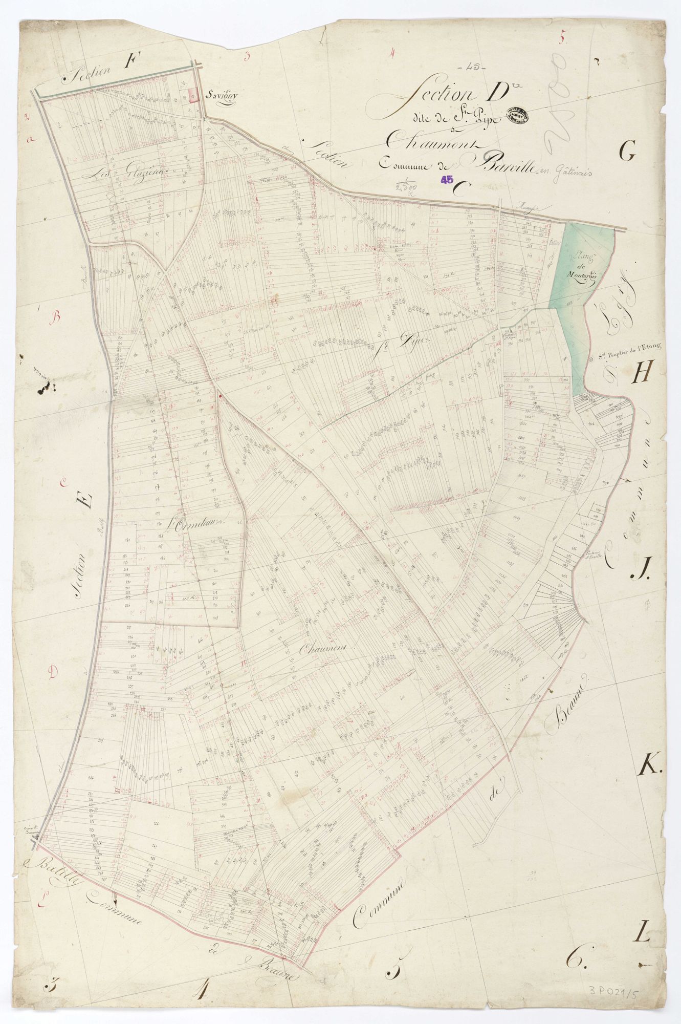 Barville-en-Gâtinais - Sections