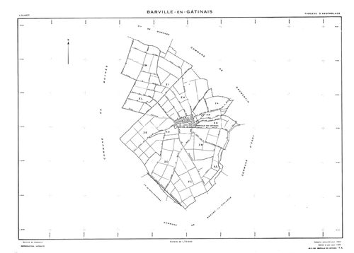 Barville-en-Gâtinais - Tableau d'assemblage
