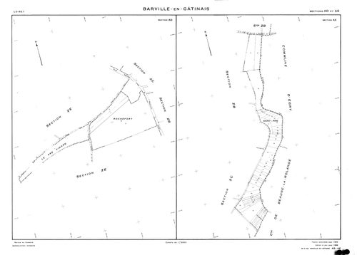 Barville-en-Gâtinais - Sections