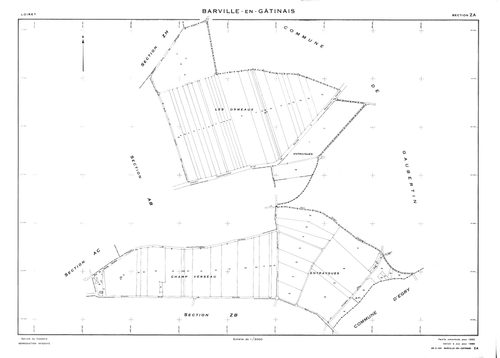 Barville-en-Gâtinais - Sections