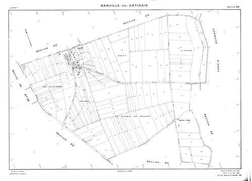 Barville-en-Gâtinais - Sections