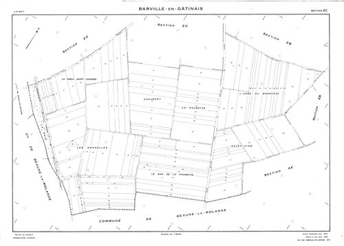 Barville-en-Gâtinais - Sections