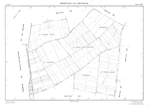 Barville-en-Gâtinais - Sections