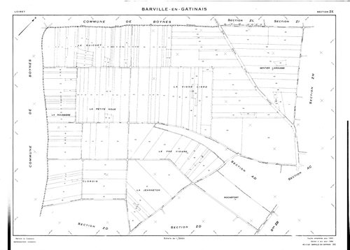 Barville-en-Gâtinais - Sections