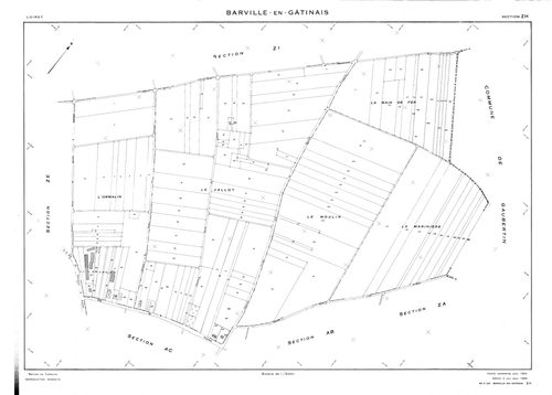 Barville-en-Gâtinais - Sections