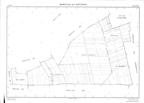 Barville-en-Gâtinais - Sections