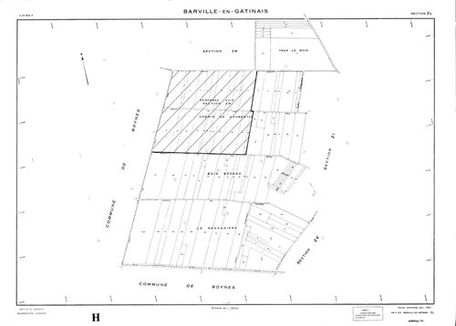 Barville-en-Gâtinais - Sections