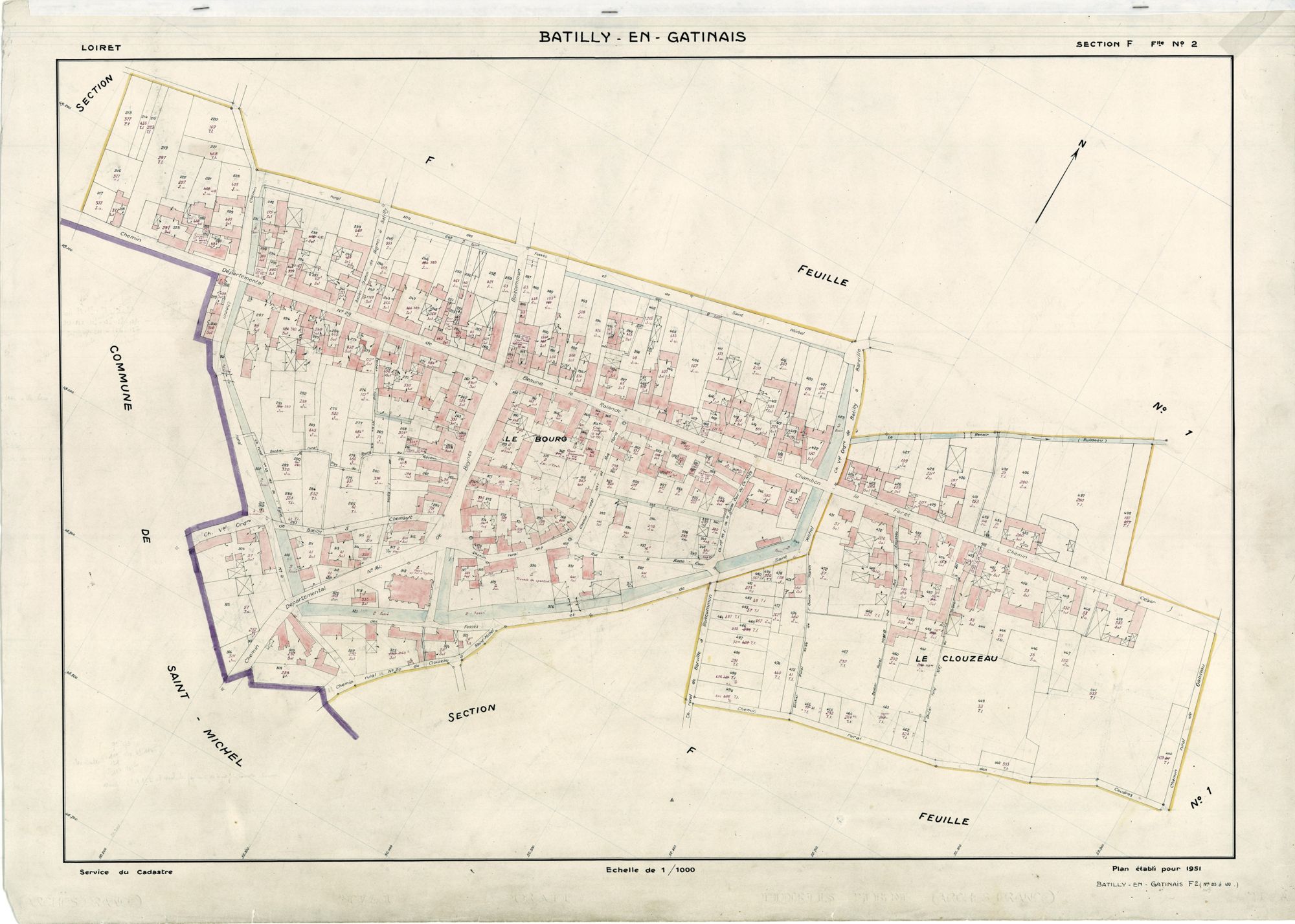 Batilly-en-Gâtinais - Sections