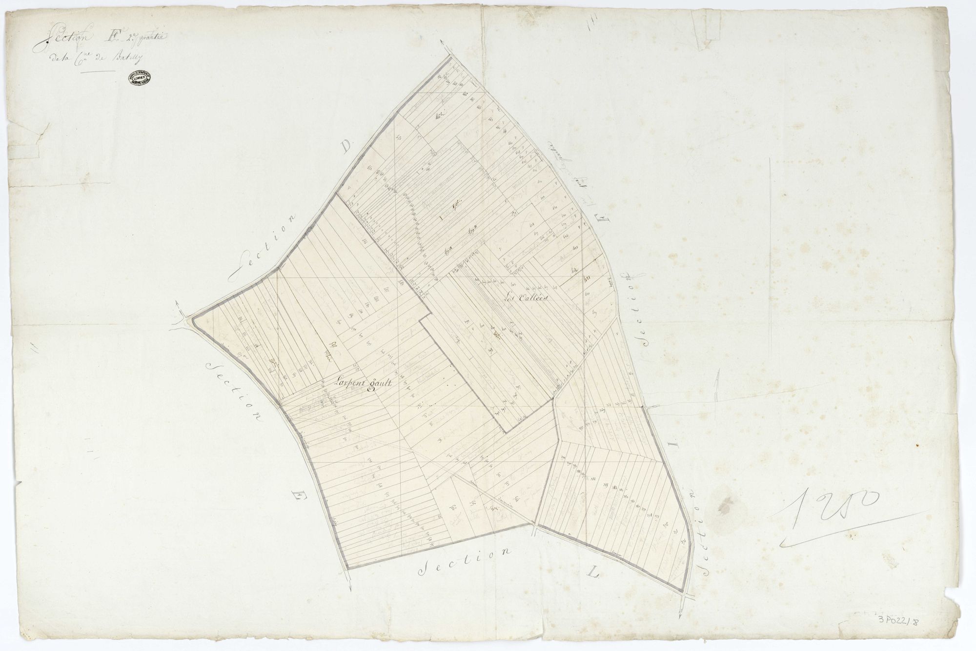 Batilly-en-Gâtinais - Sections