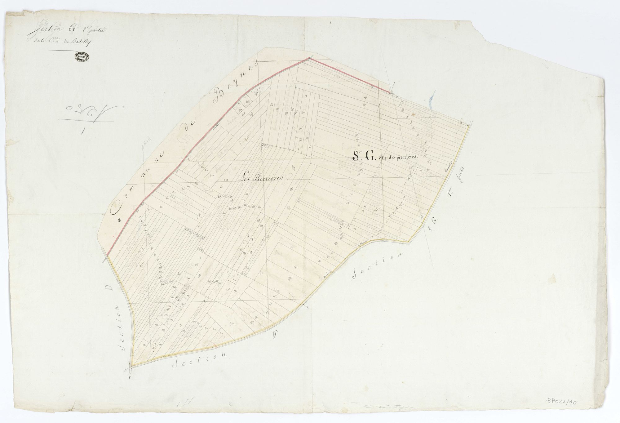 Batilly-en-Gâtinais - Sections