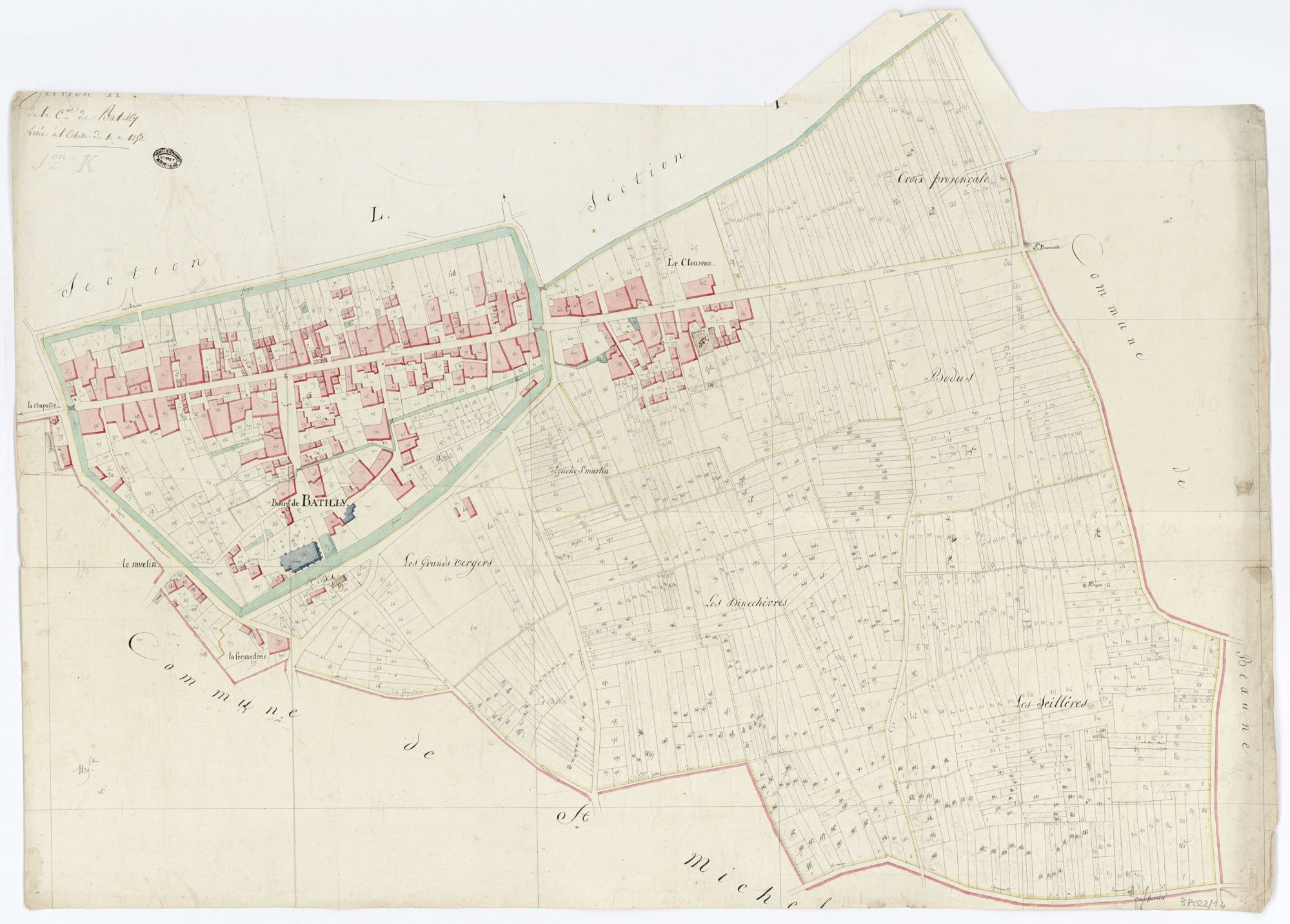 Batilly-en-Gâtinais - Sections