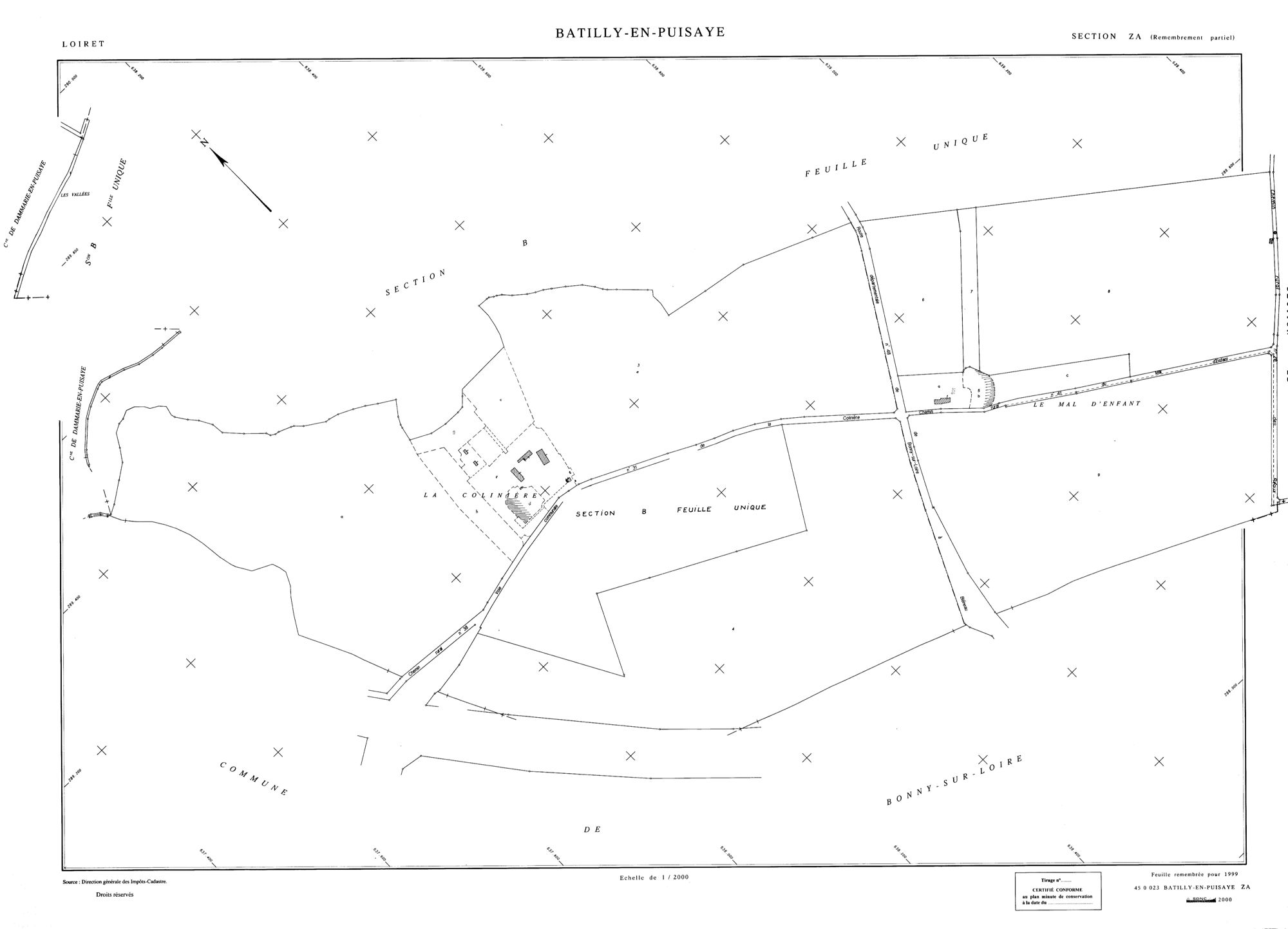 Batilly-en-Puisaye - Sections