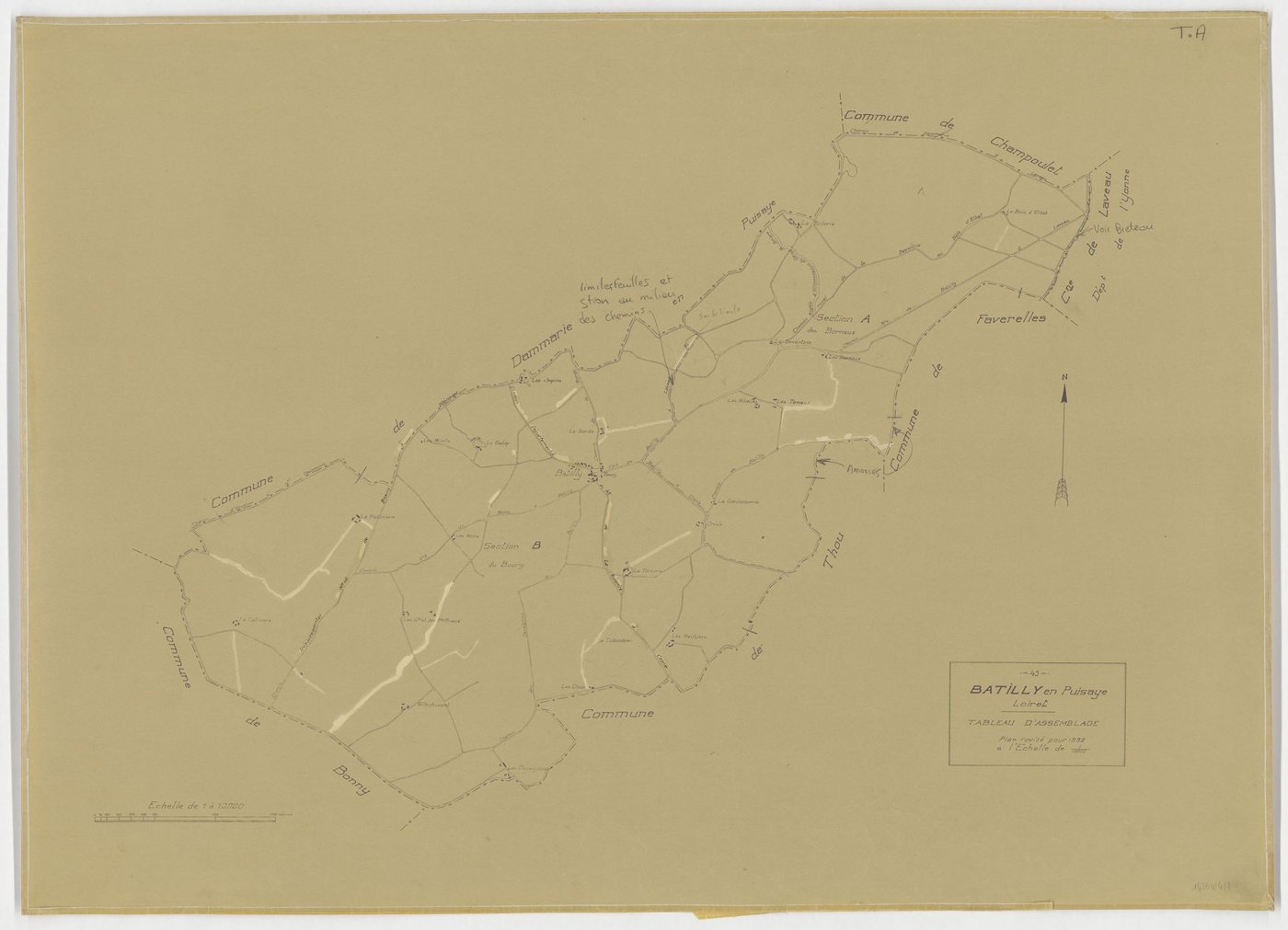 Batilly-en-Puisaye - Tableau d'assemblage