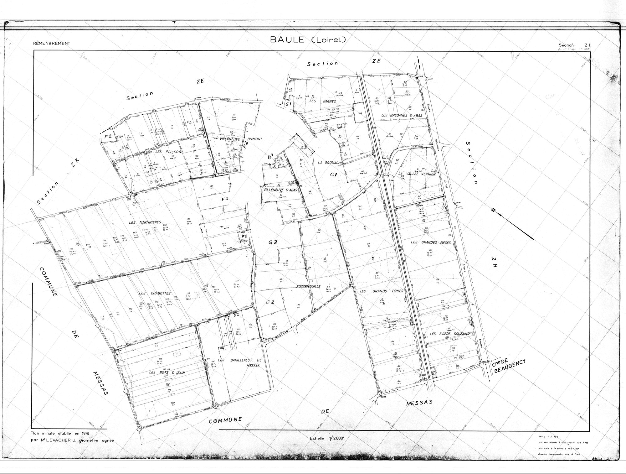 Baule - Sections