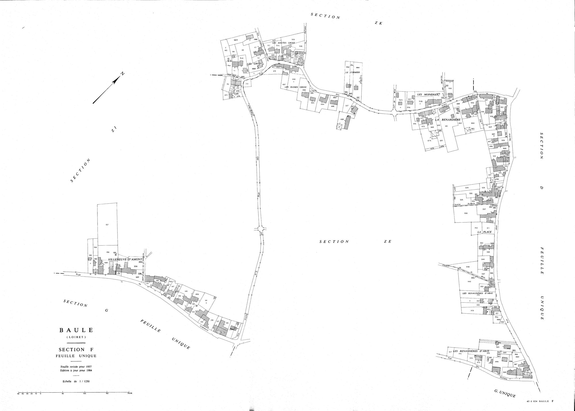 Baule - Sections