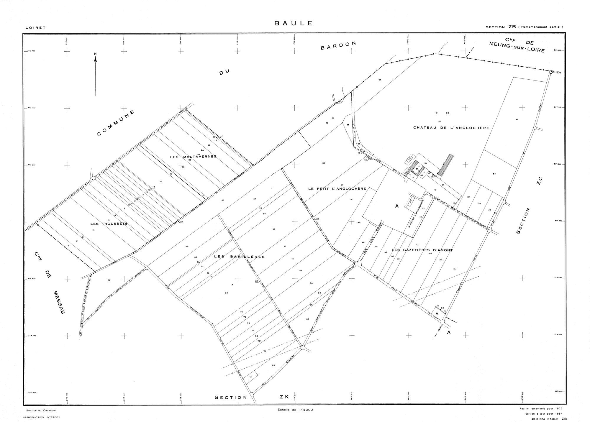 Baule - Sections