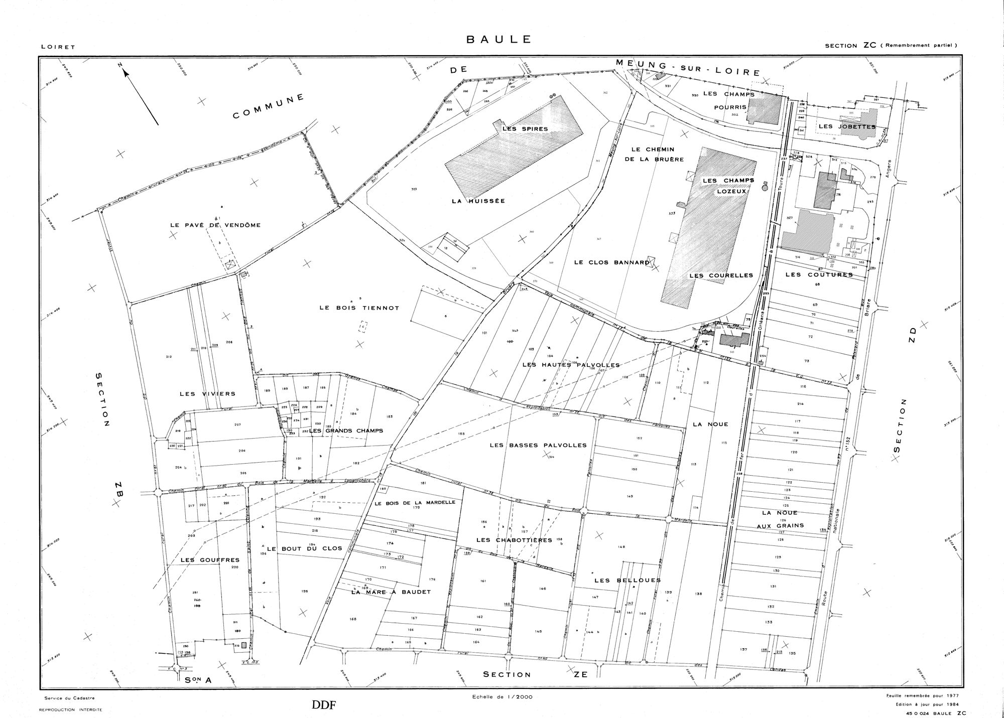 Baule - Sections