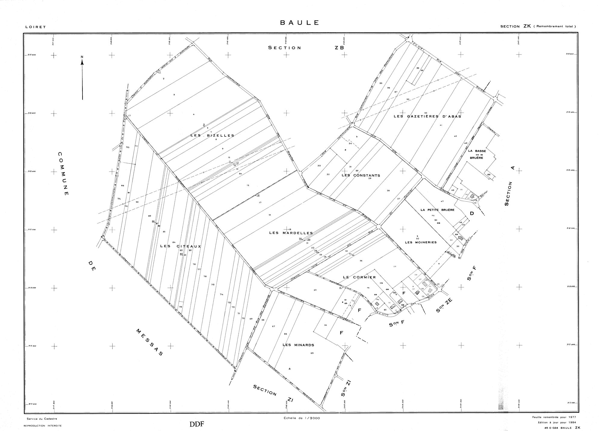 Baule - Sections