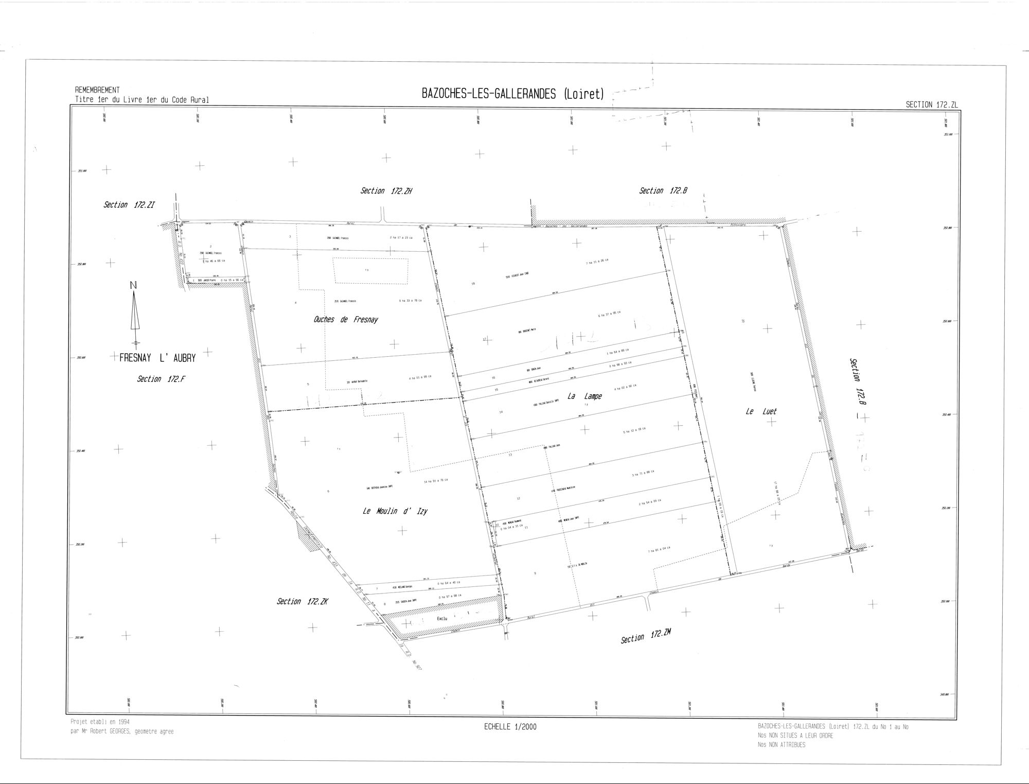 Bazoches-les-Gallerandes - Sections