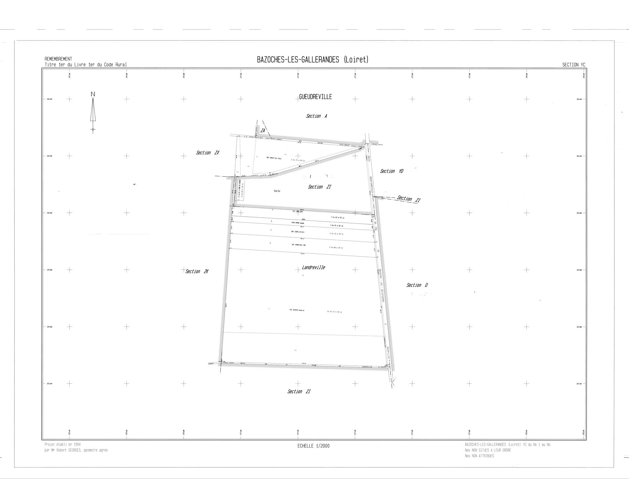 Bazoches-les-Gallerandes - Sections